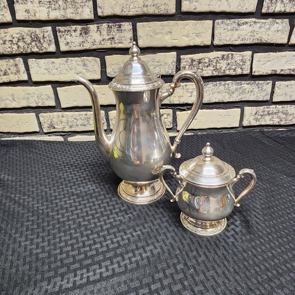 International Silver Company "Camille" silverplate 2pc Teapot Set #6001, #6003 - Picture 2 of 7